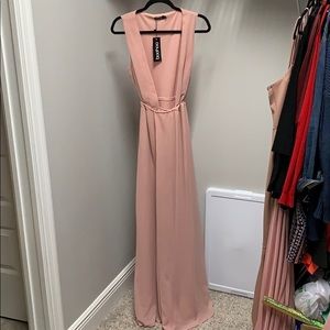 Blush Wrap Dress